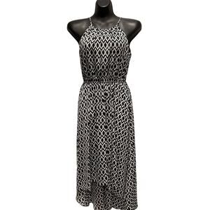 Apt 9  Black and White Pattern Sleeveless Dress - Small